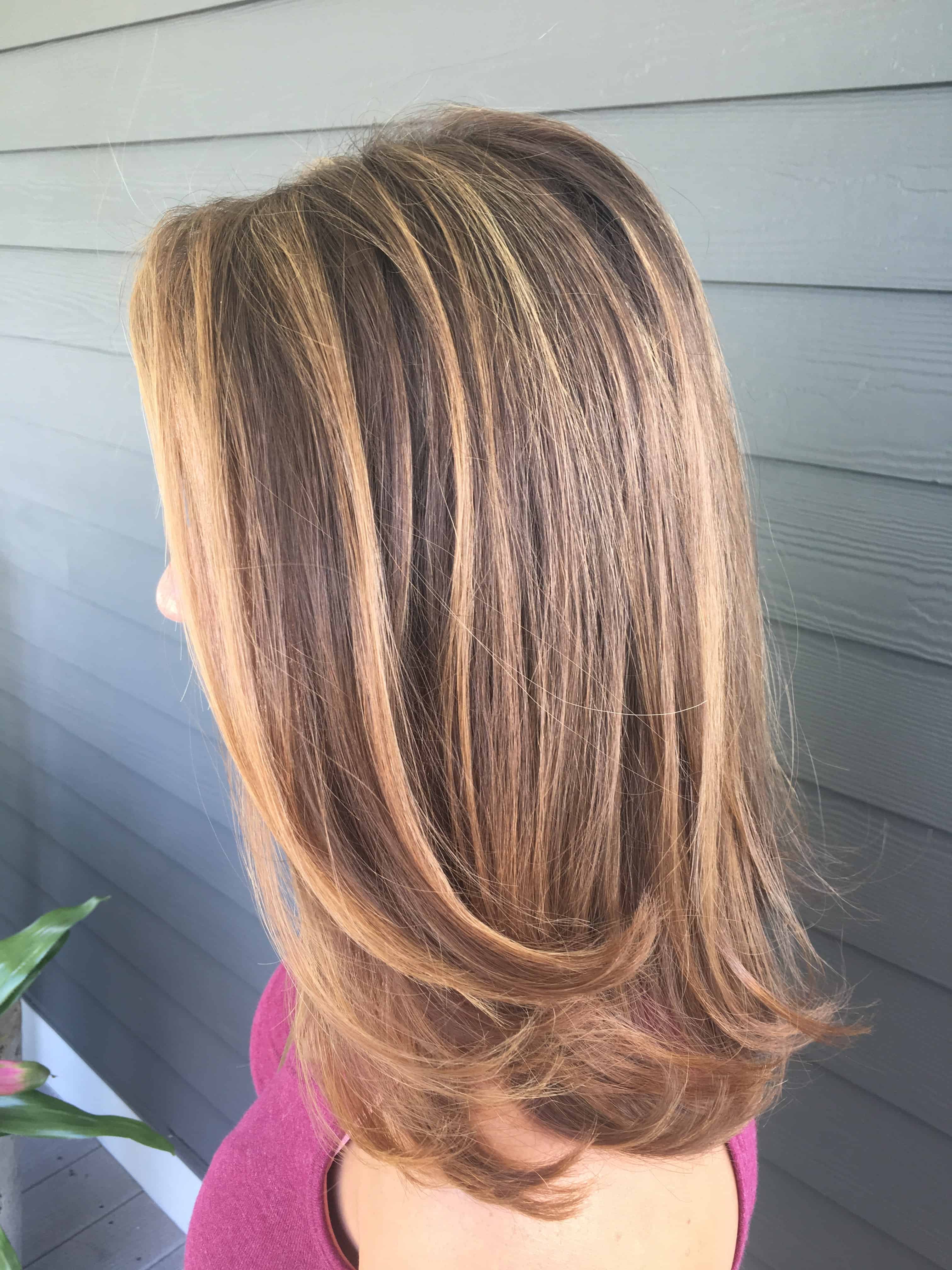 highlights hair color for over 50s ideas